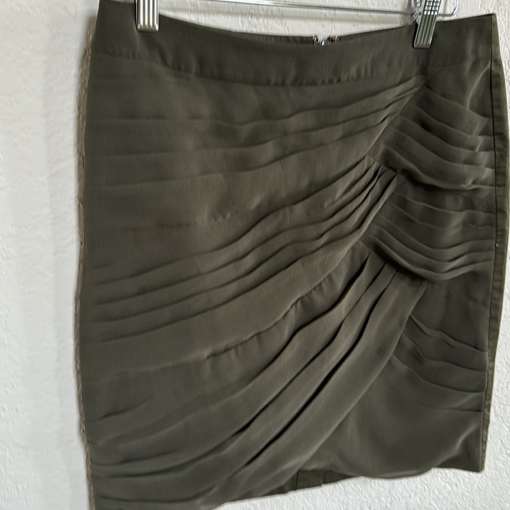 Banana Republic Olive Green Mini Skirt